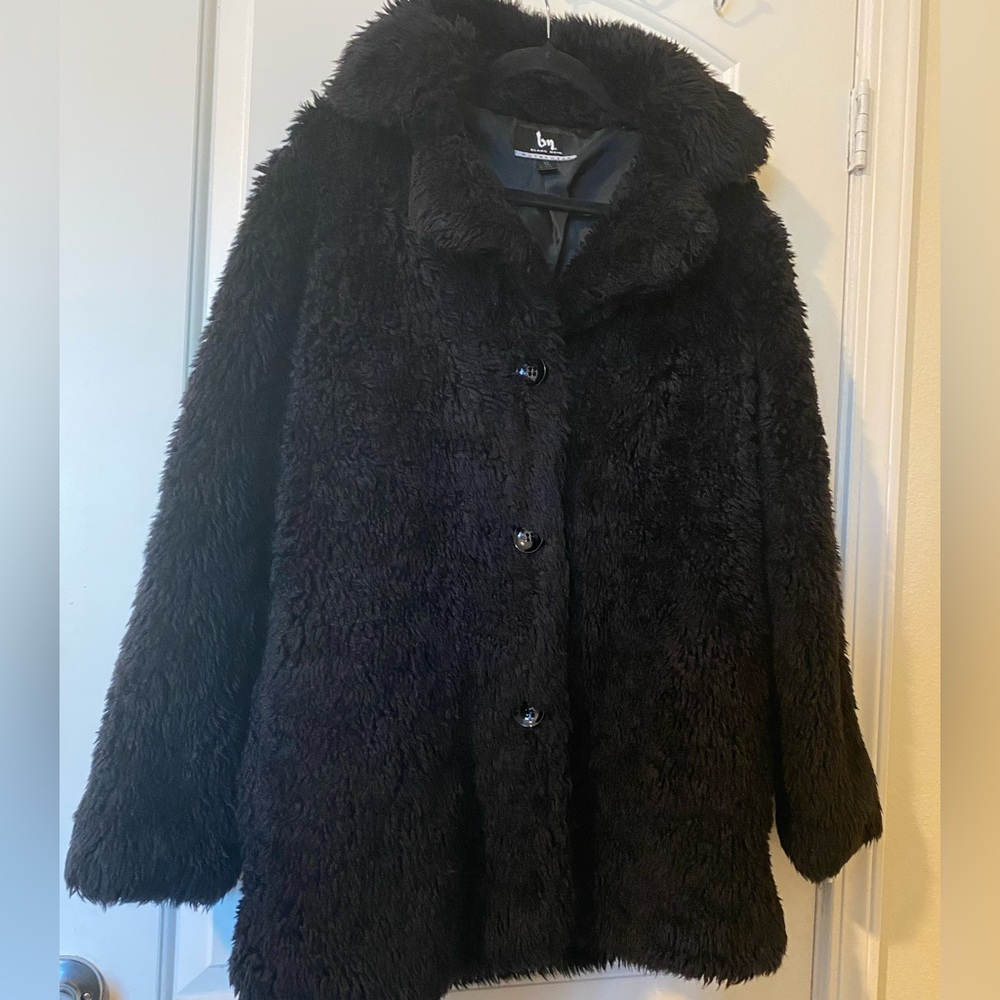 Blanc Noir Black Teddy Jacket